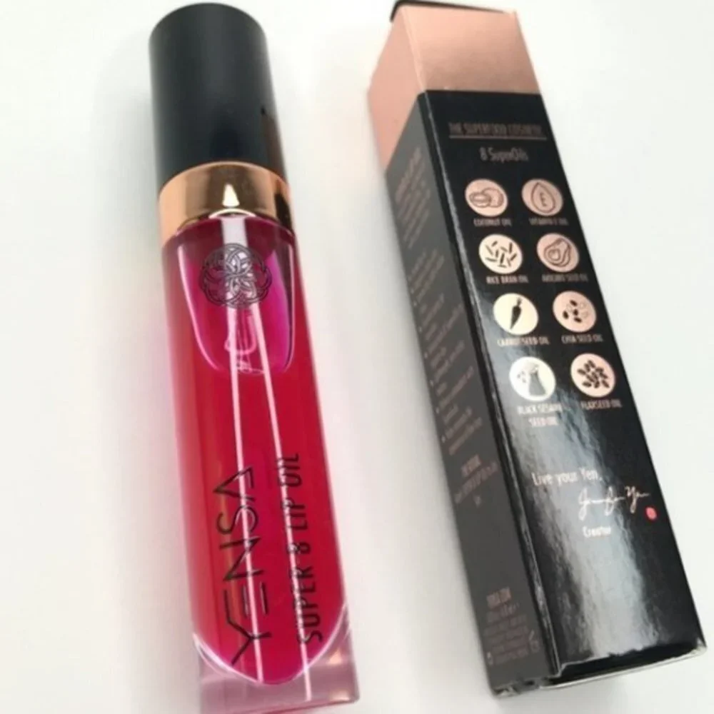 Yensa Super 8 Lip Oil Lipgloss in Pink Shi…